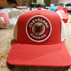 Cleveland Barron's American Needle trucker hat NHL
